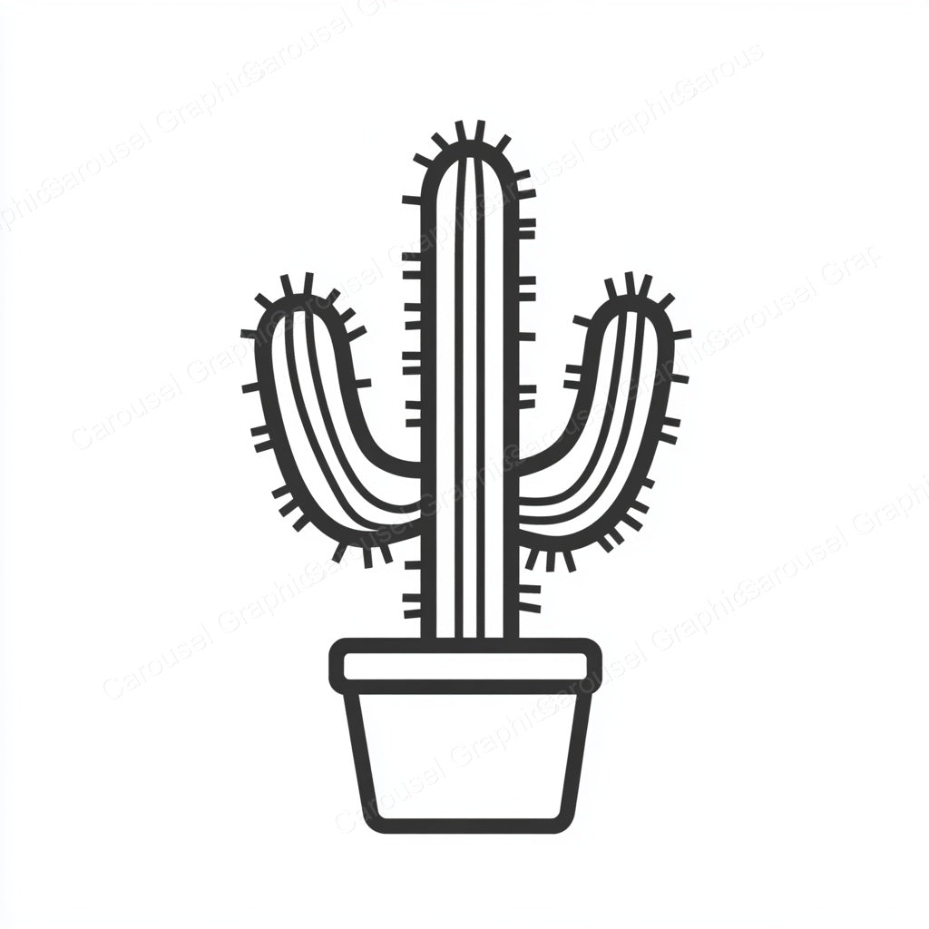 Cactus Vector Graphic preview