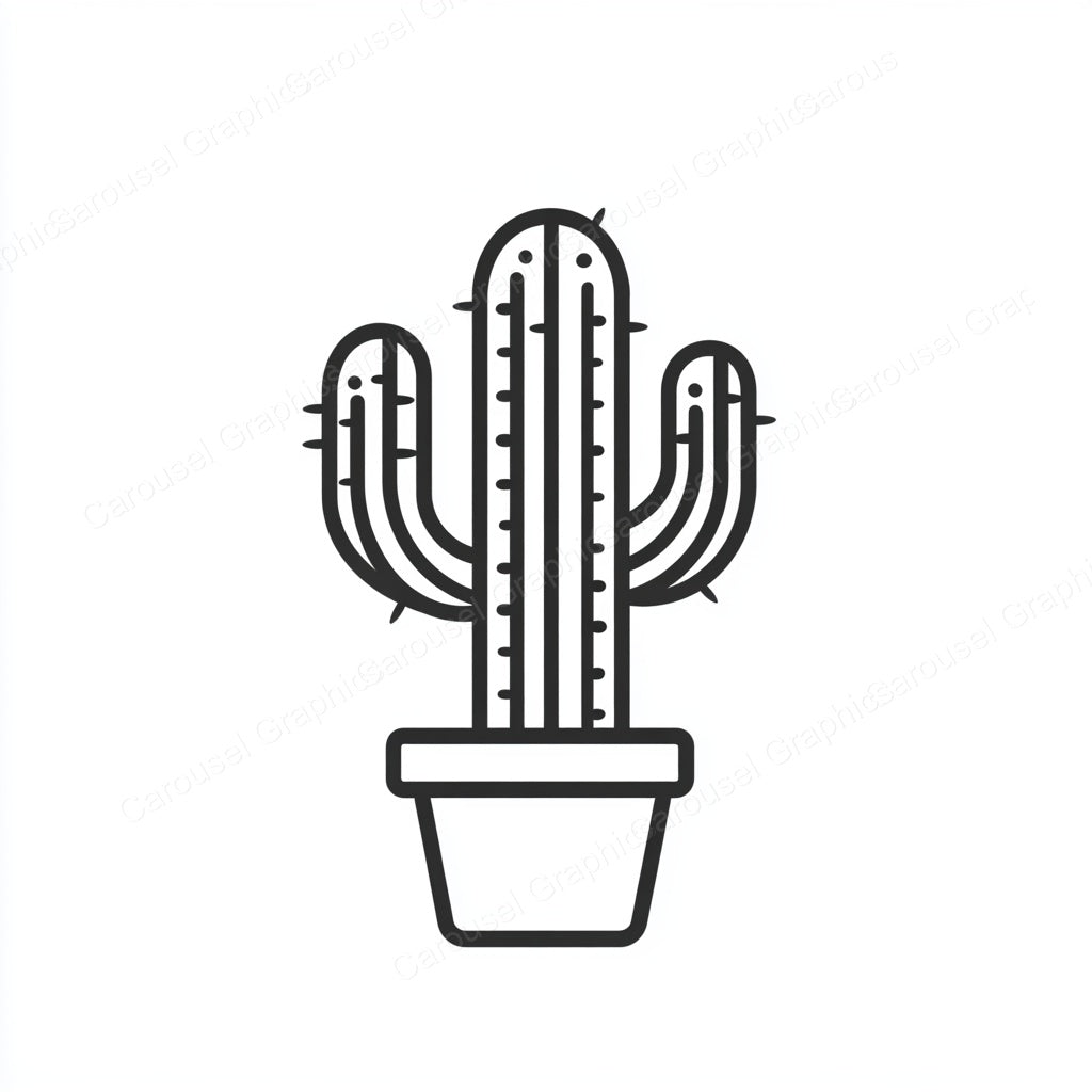Cactus Vector Graphic preview