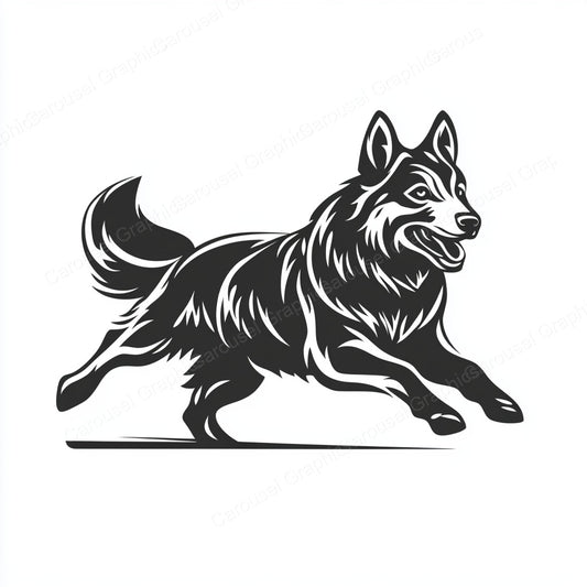German Shepherd Vector Graphic preview