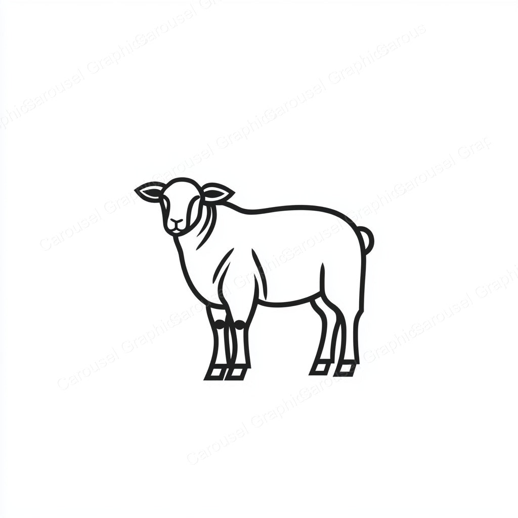 Sheep Vector Graphic preview