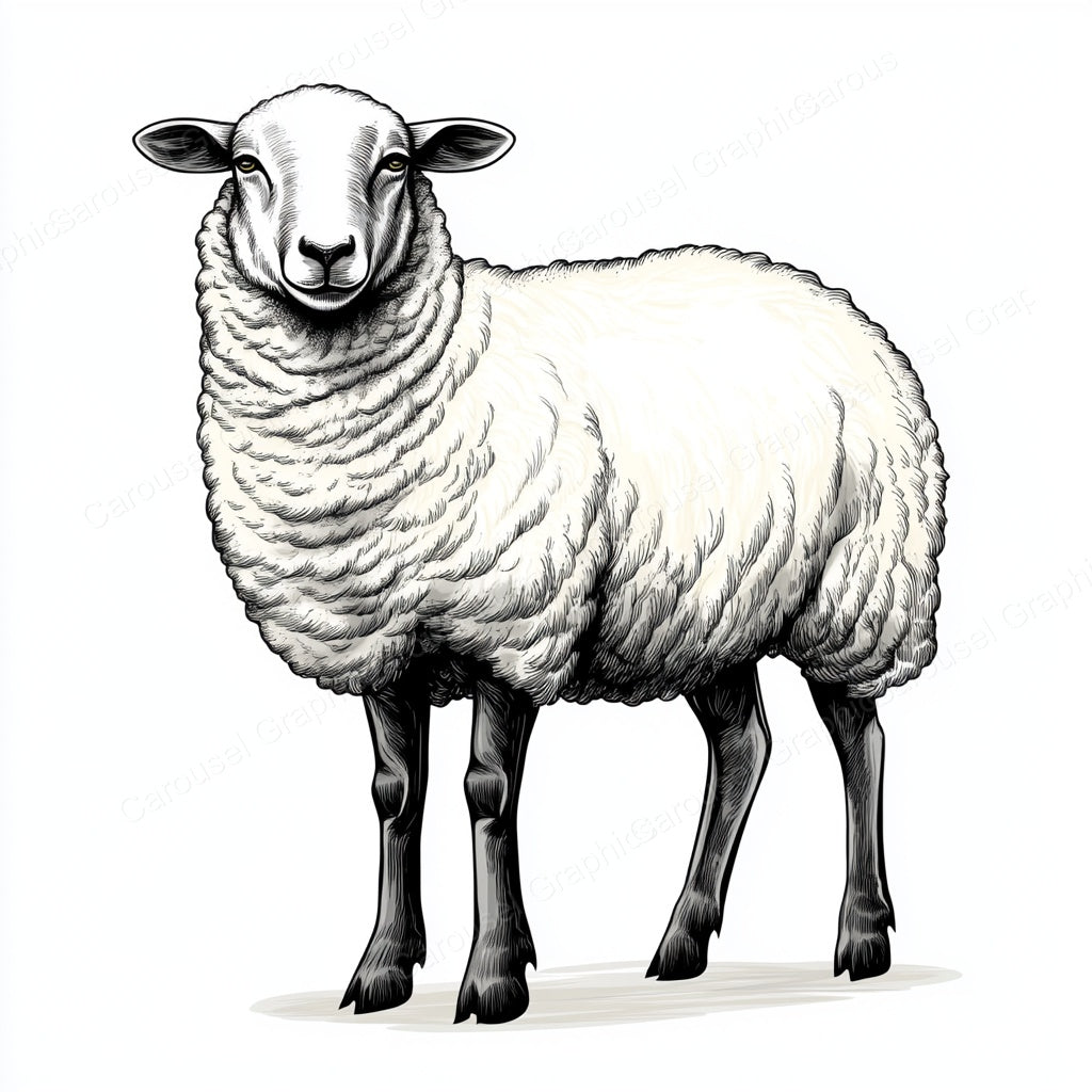 Sheep Vector Graphic preview