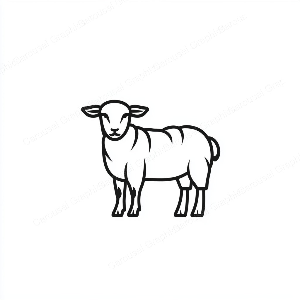 Sheep Vector Graphic preview