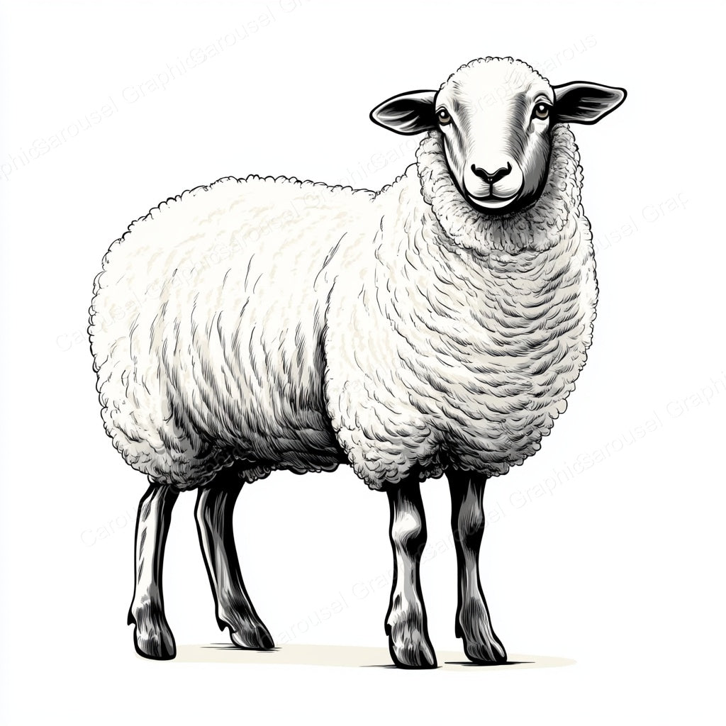 Sheep Vector Graphic preview