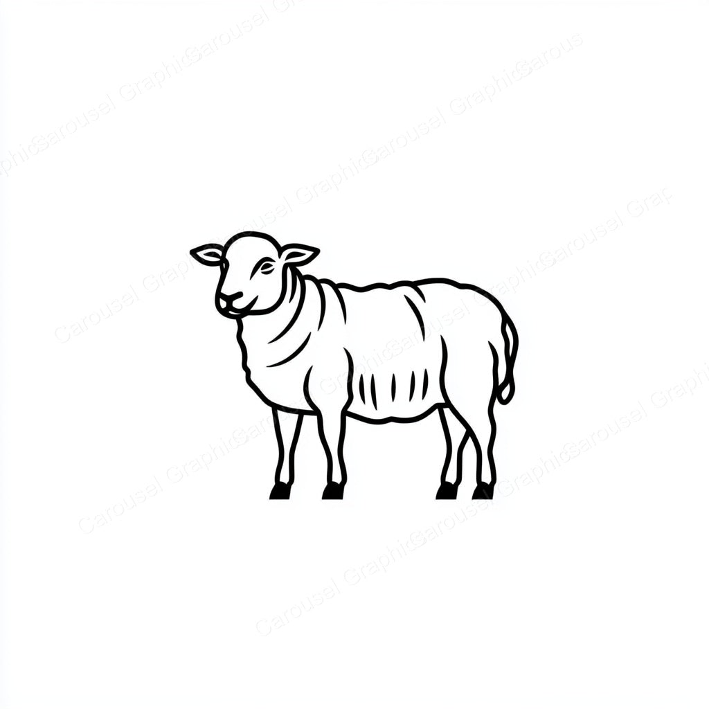 Sheep Vector Graphic preview