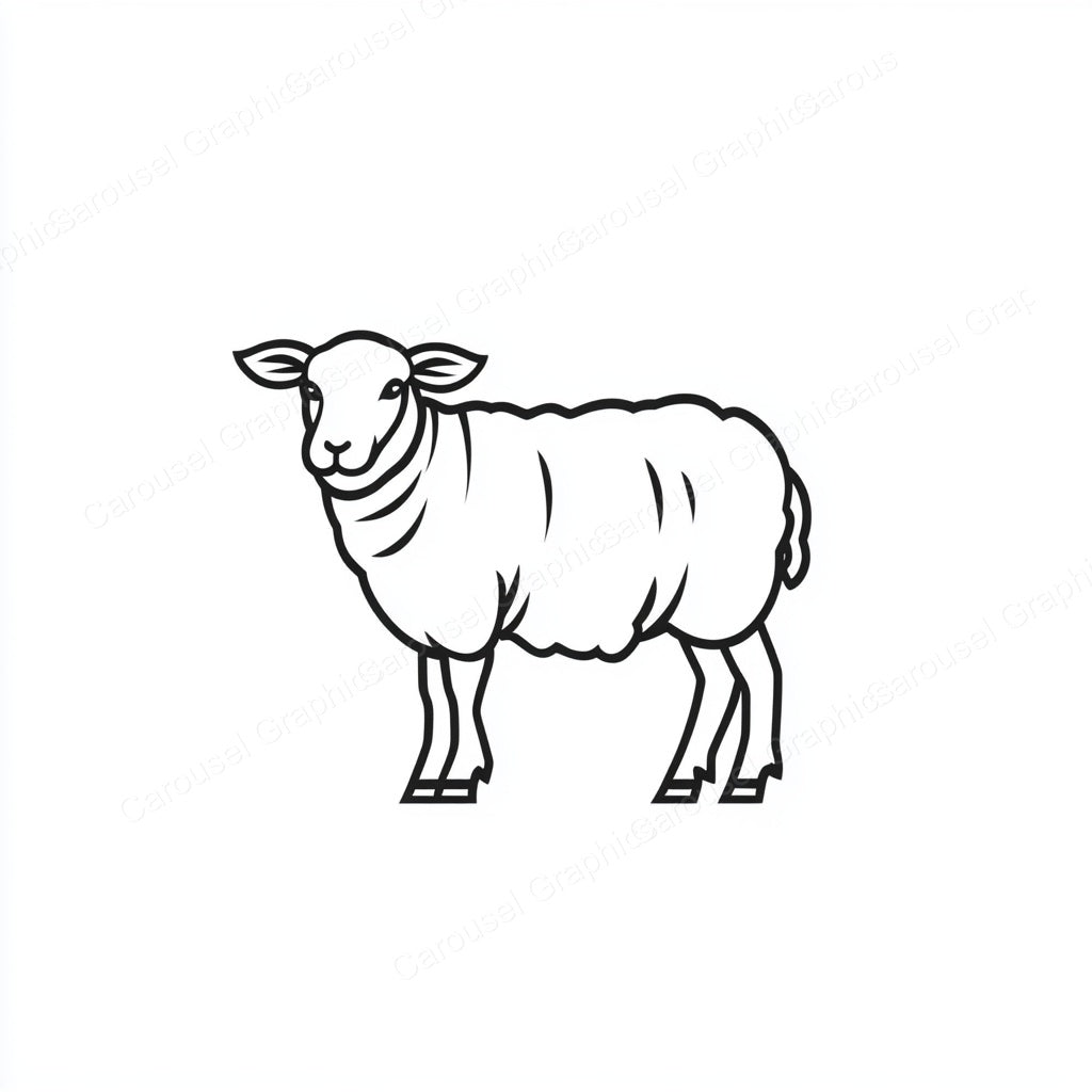 Sheep Vector Graphic preview