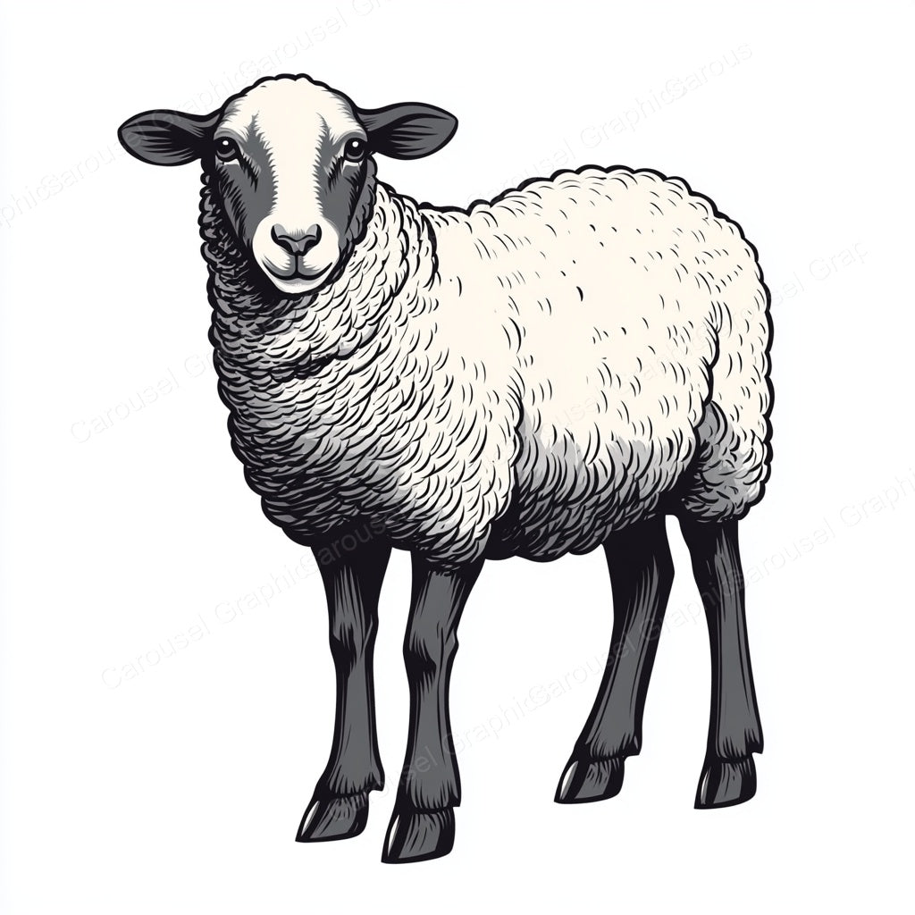 Sheep Vector Graphic preview