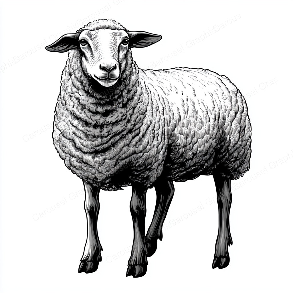 Sheep Vector Graphic preview