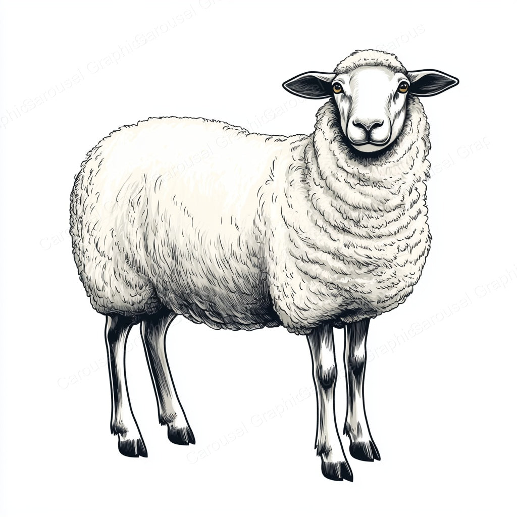 Sheep Vector Graphic preview