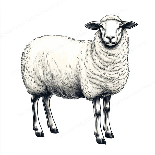 Sheep Vector Graphic preview