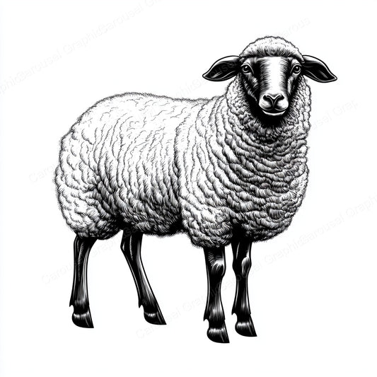 Sheep Vector Graphic preview