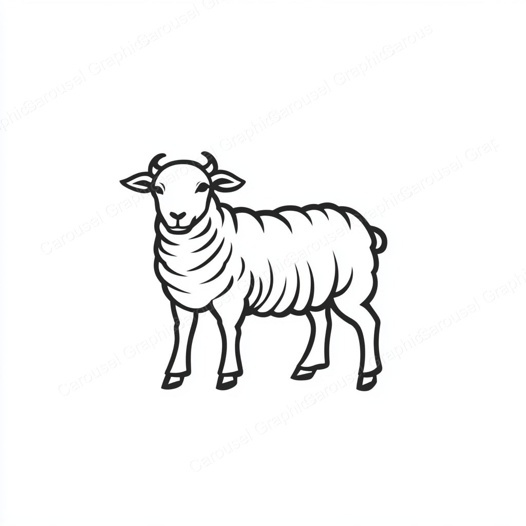 Sheep Vector Graphic preview