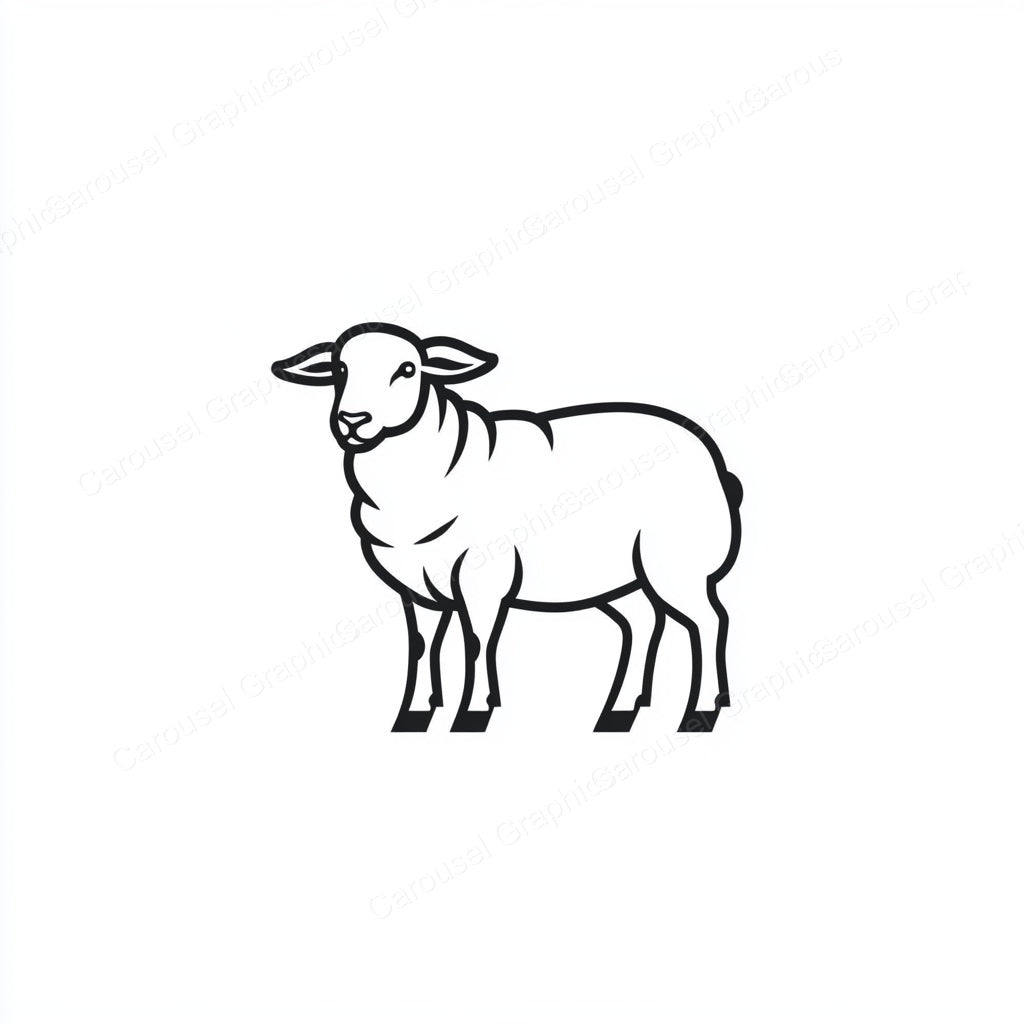Sheep Vector Graphic preview