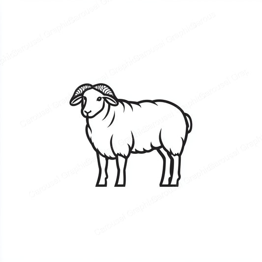 Sheep Vector Graphic preview