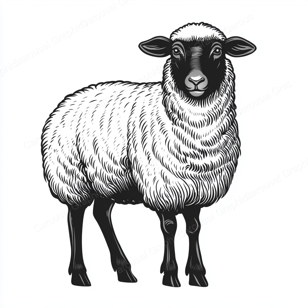 Sheep Vector Graphic preview