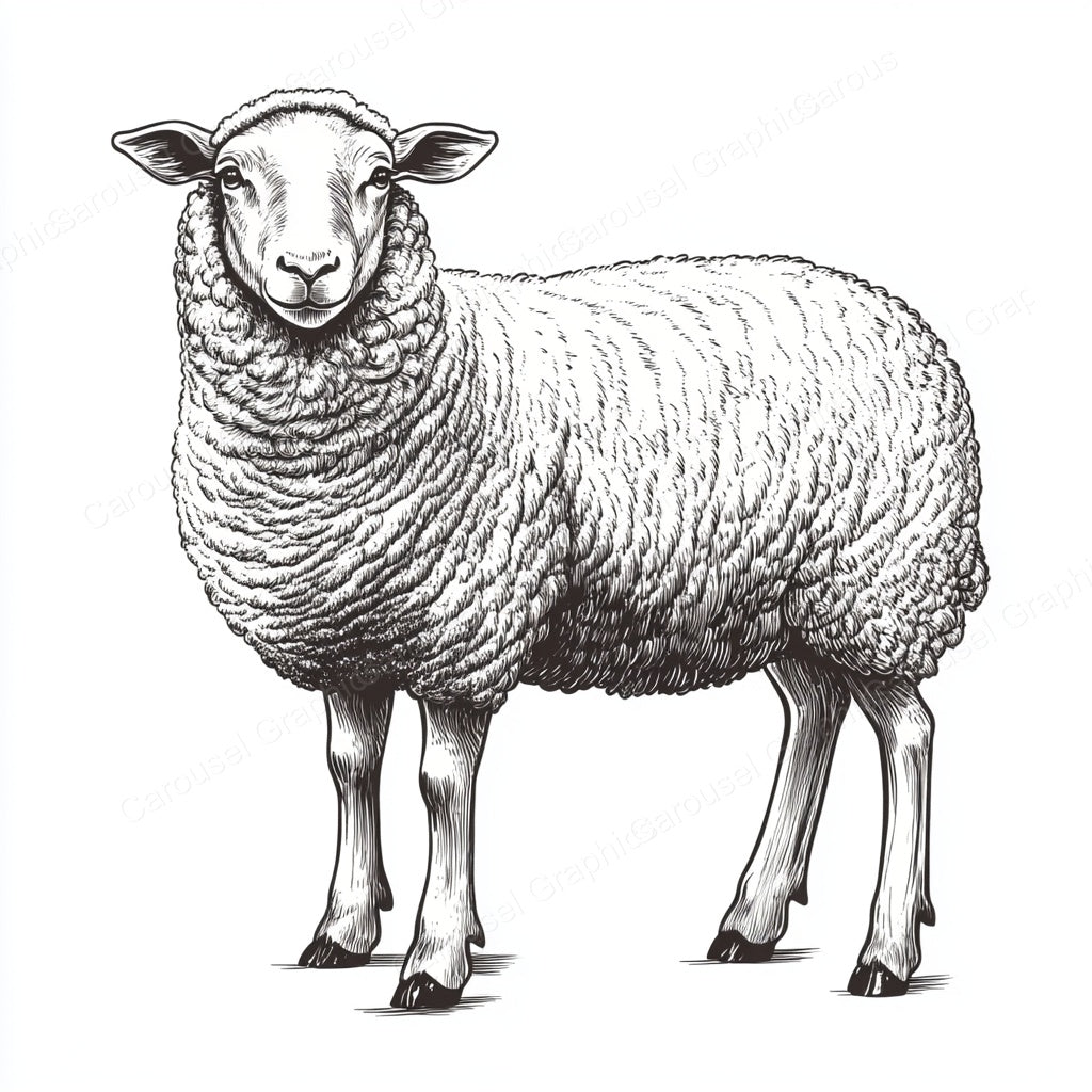 Sheep Vector Graphic preview