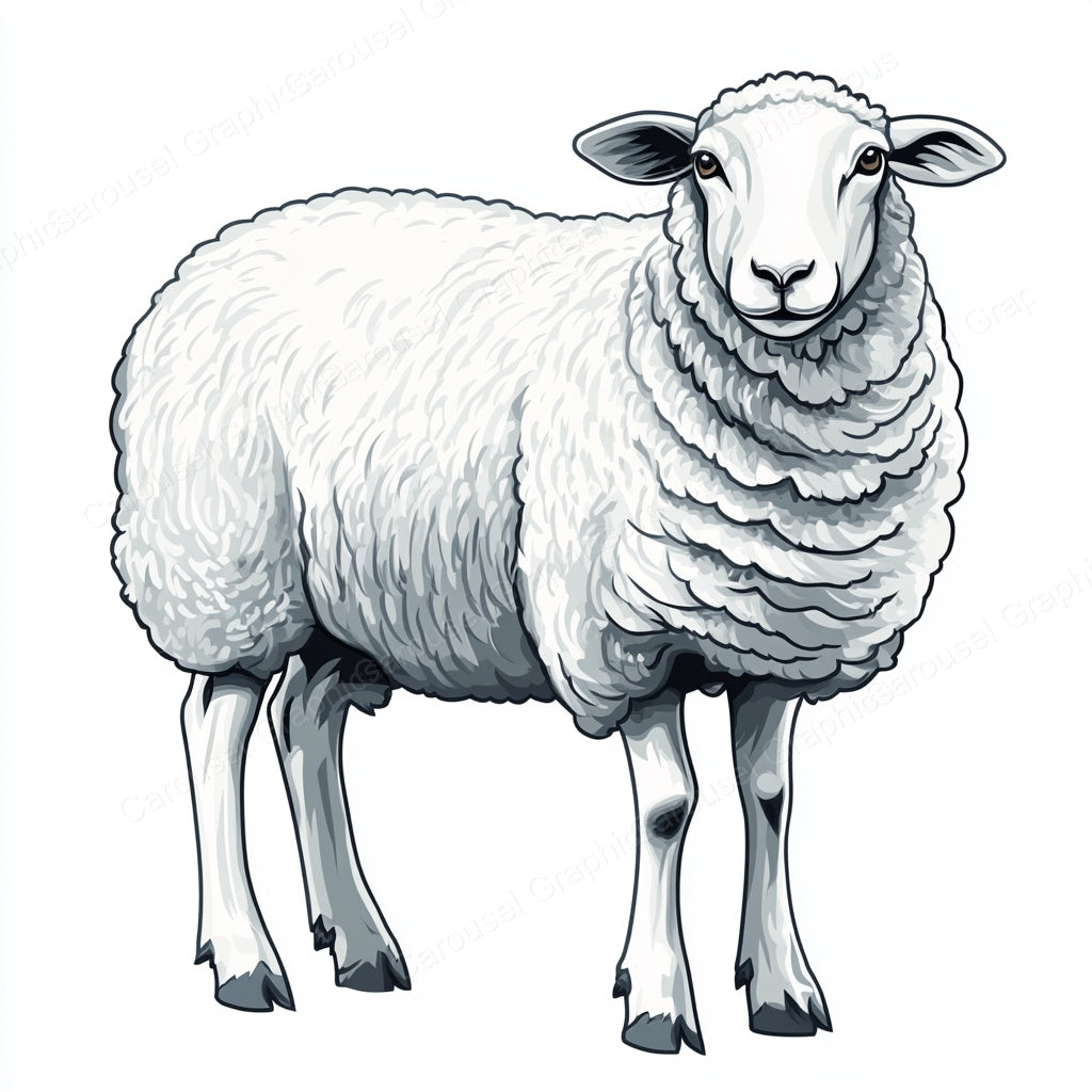 Sheep Vector Graphic preview
