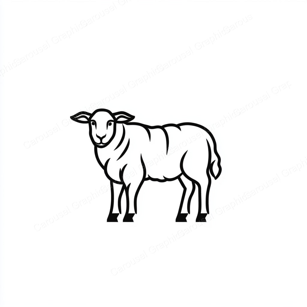 Sheep Vector Graphic preview