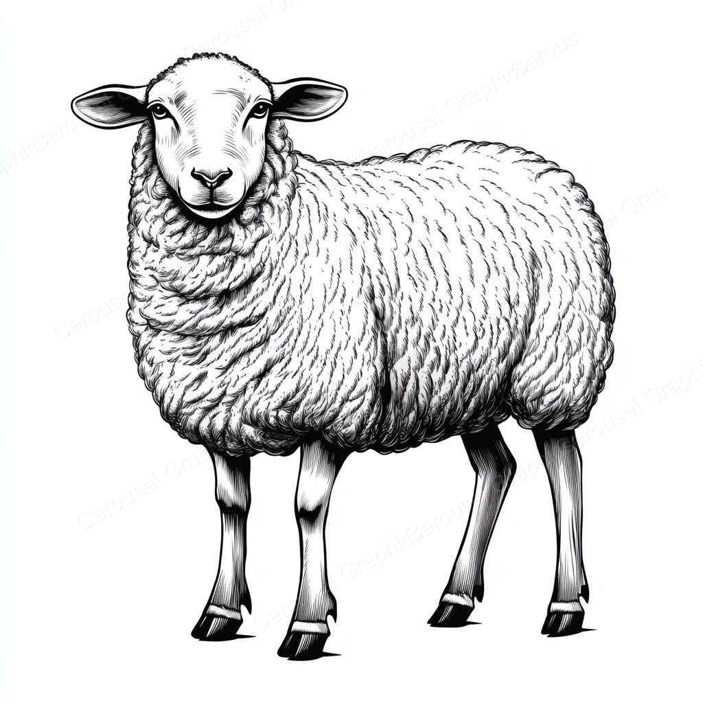 Sheep Vector Graphic preview