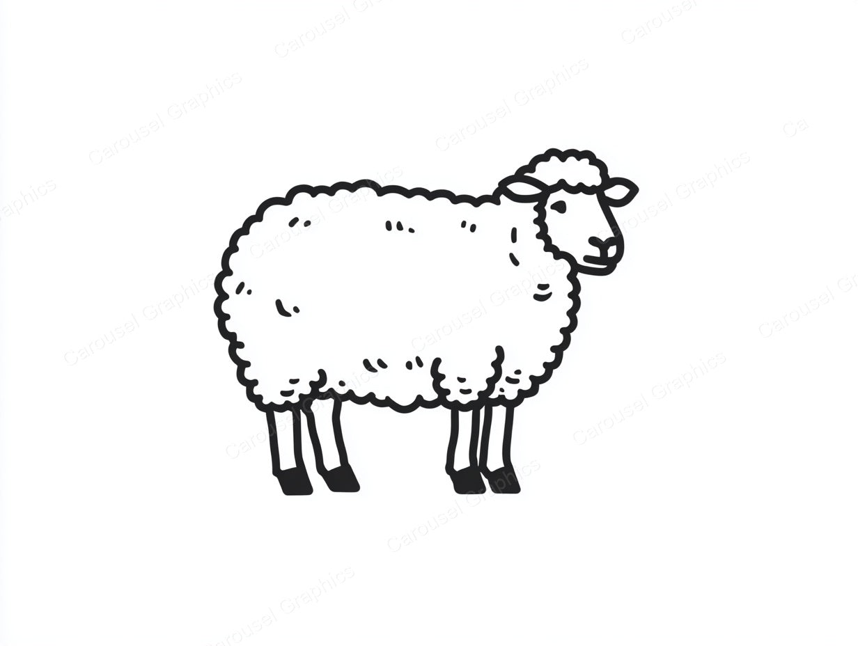 Sheep Vector Graphic preview