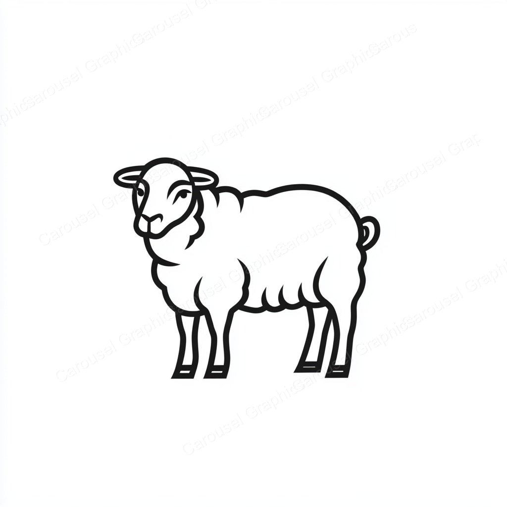 Sheep Vector Graphic preview