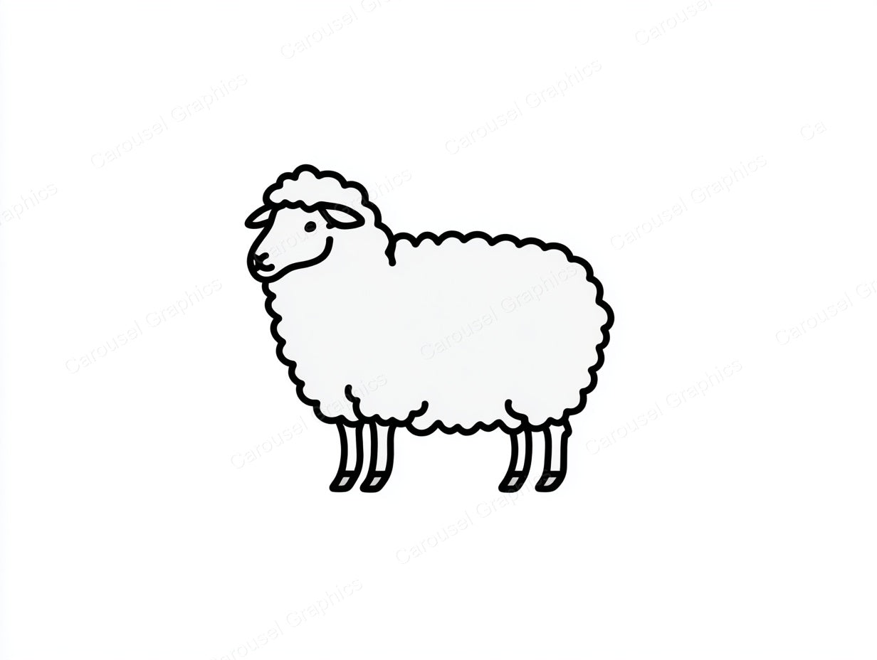 Sheep Vector Graphic preview