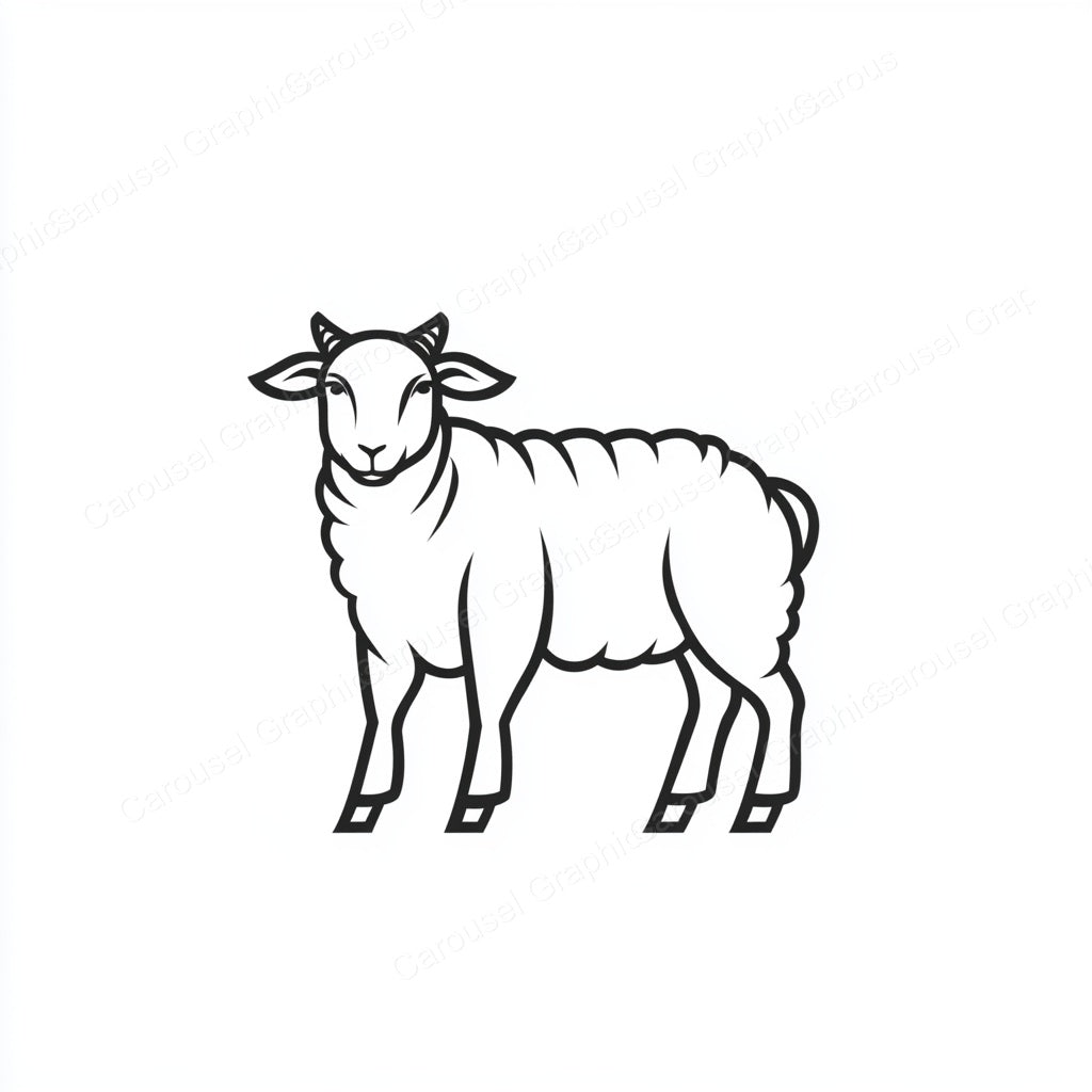 Sheep Vector Graphic preview