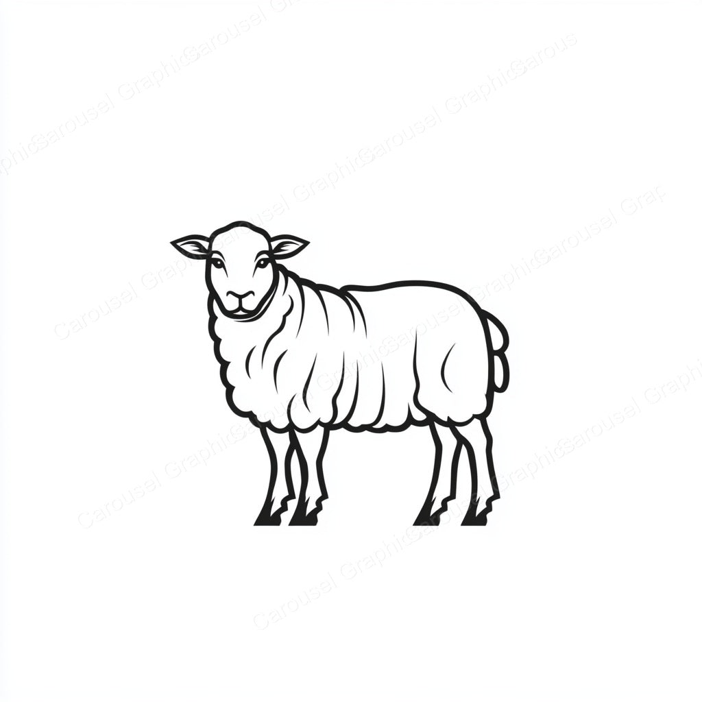 Sheep Vector Graphic preview