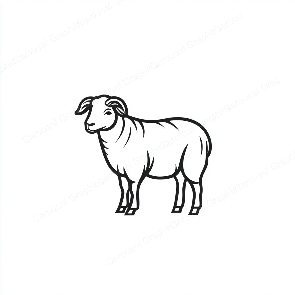 Sheep Vector Graphic preview