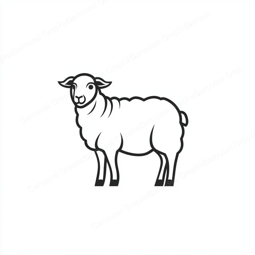 Sheep Vector Graphic preview