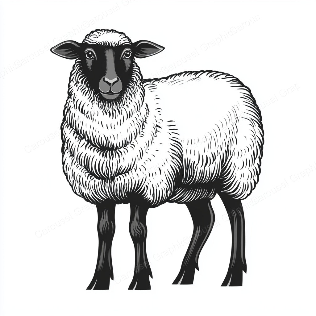 Sheep Vector Graphic preview