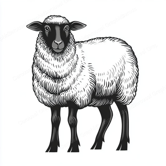 Sheep Vector Graphic preview