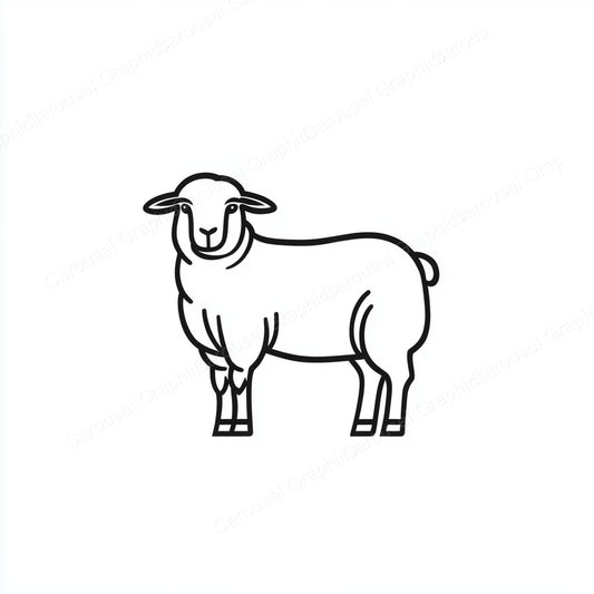 Sheep Vector Graphic preview