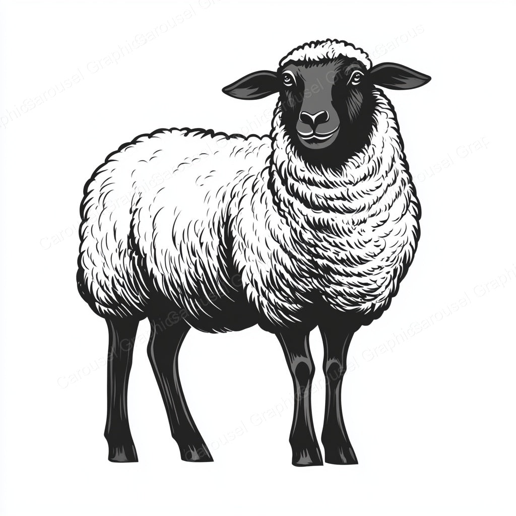 Sheep Vector Graphic preview