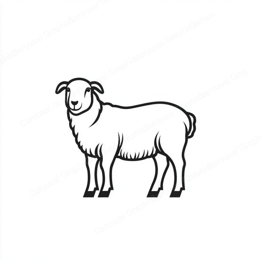 Sheep Vector Graphic preview