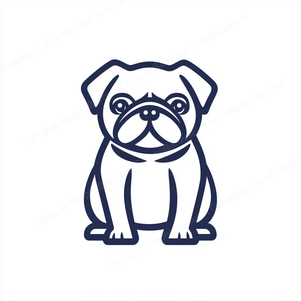 Pug Vector Graphic preview