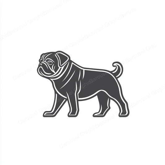 Pug Vector Graphic preview