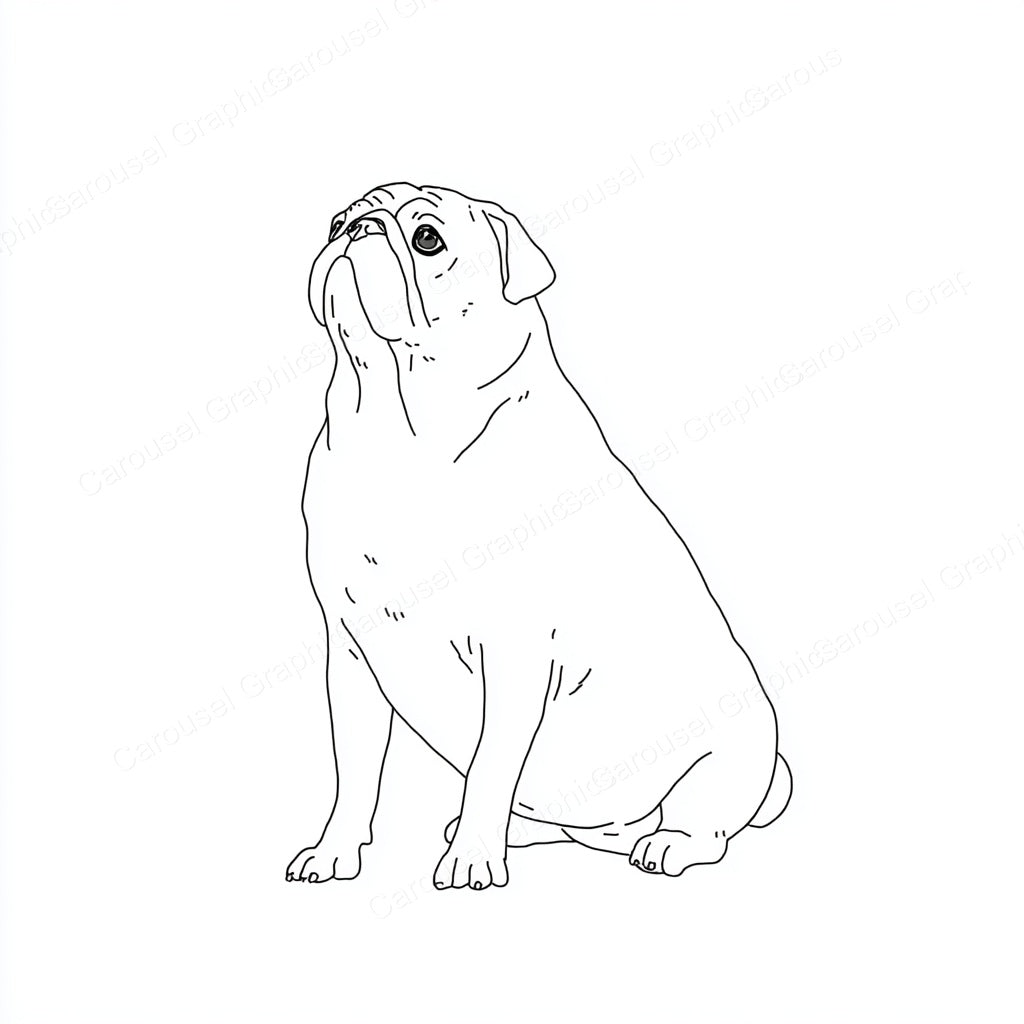 Pug Vector Graphic preview