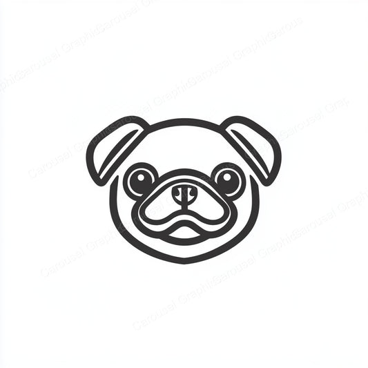 Pug Vector Graphic preview