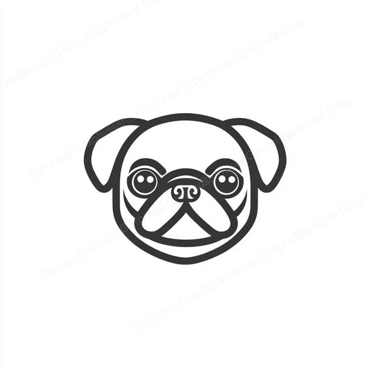 Pug Vector Graphic preview