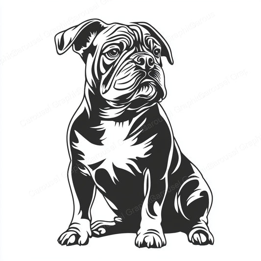 Bulldog Vector Graphic preview