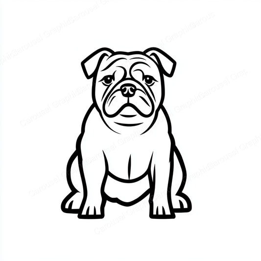 Bulldog Vector Graphic preview