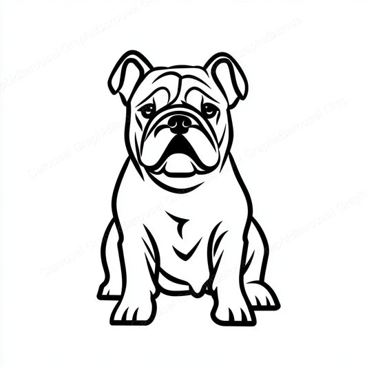 Bulldog Vector Graphic preview