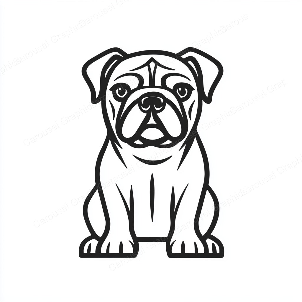 Bulldog Vector Graphic preview