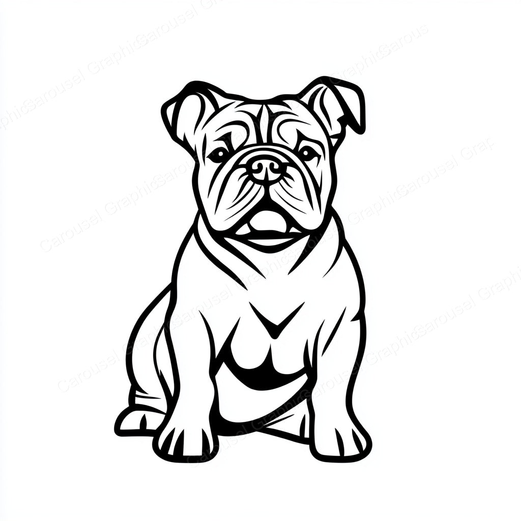 Bulldog Vector Graphic preview