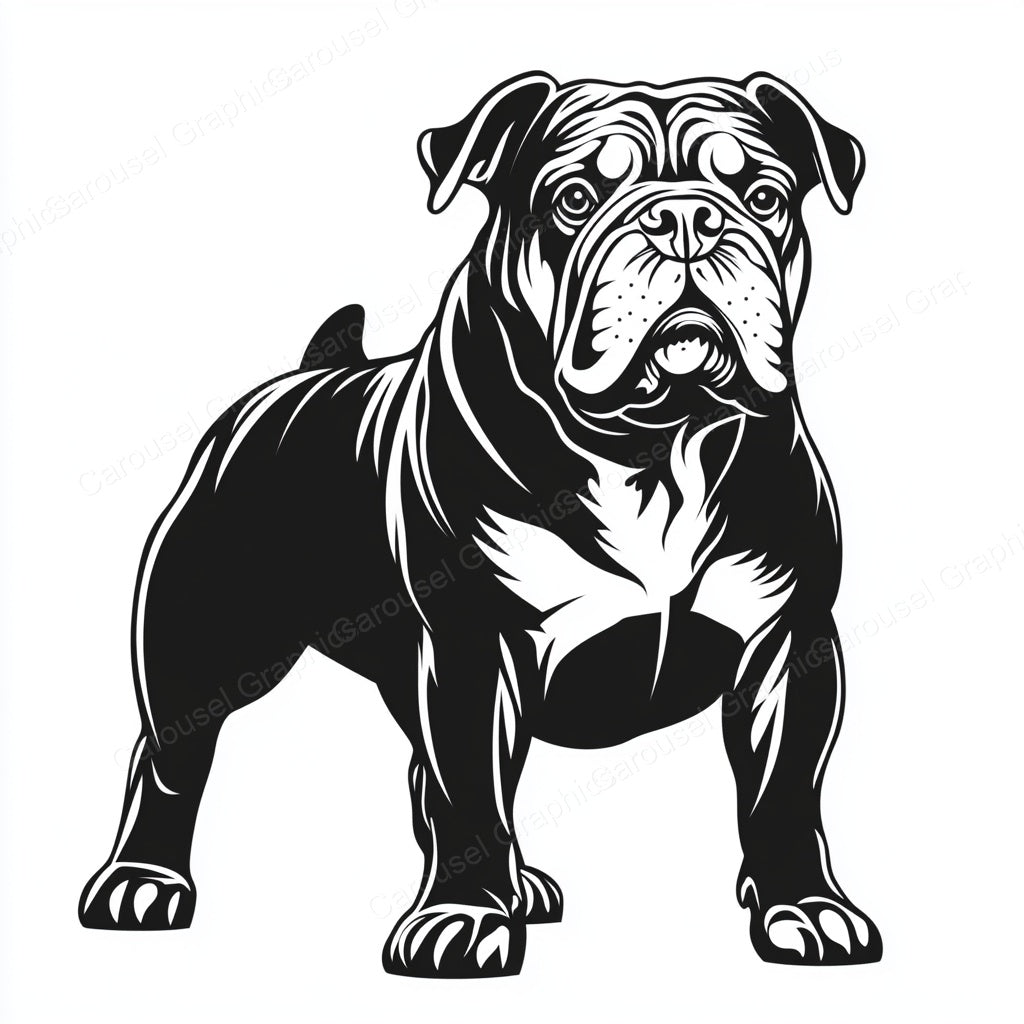 Bulldog Vector Graphic preview