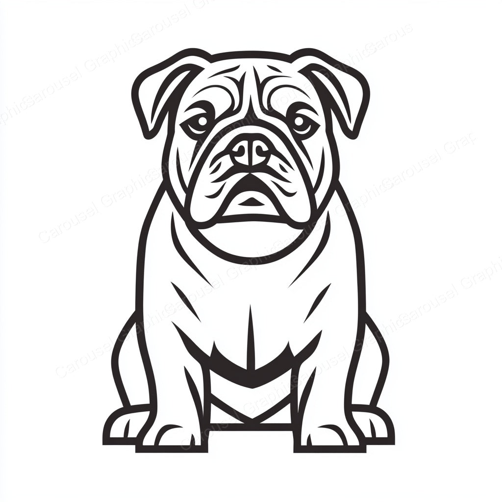 Bulldog Vector Graphic preview