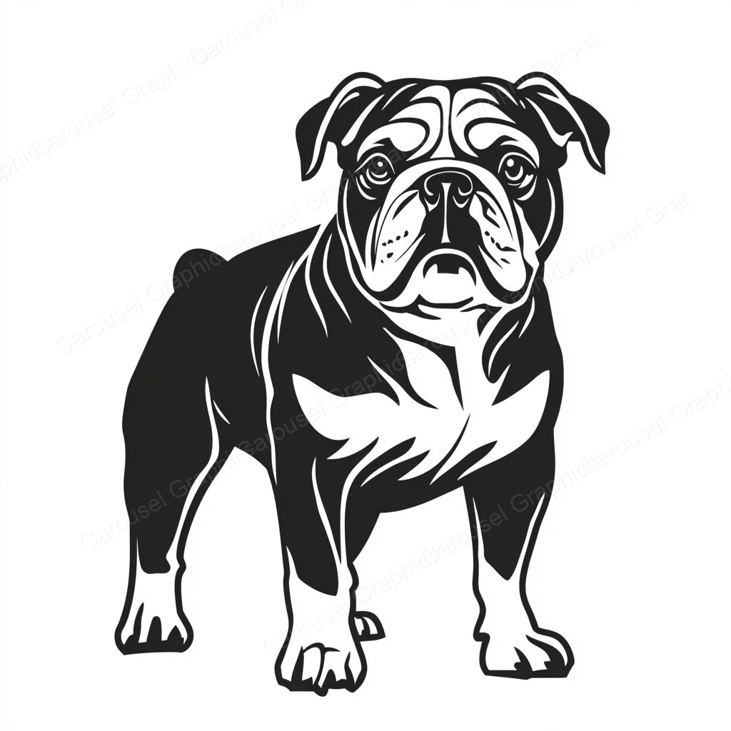 Bulldog Vector Graphic preview