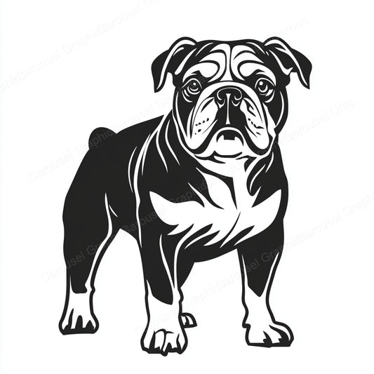 Bulldog Vector Graphic preview