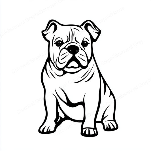 Bulldog Vector Graphic preview