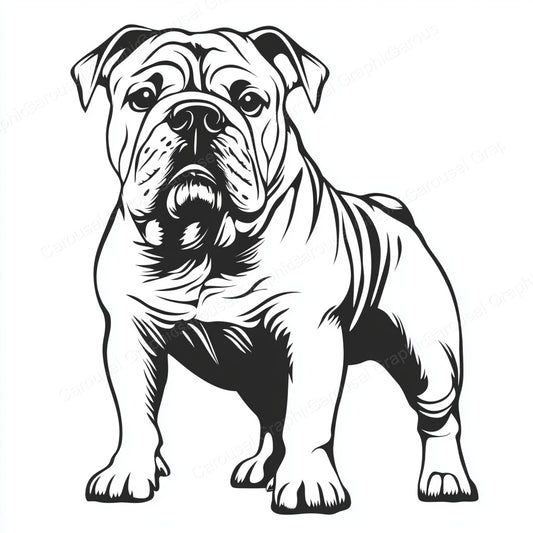 Bulldog Vector Graphic preview